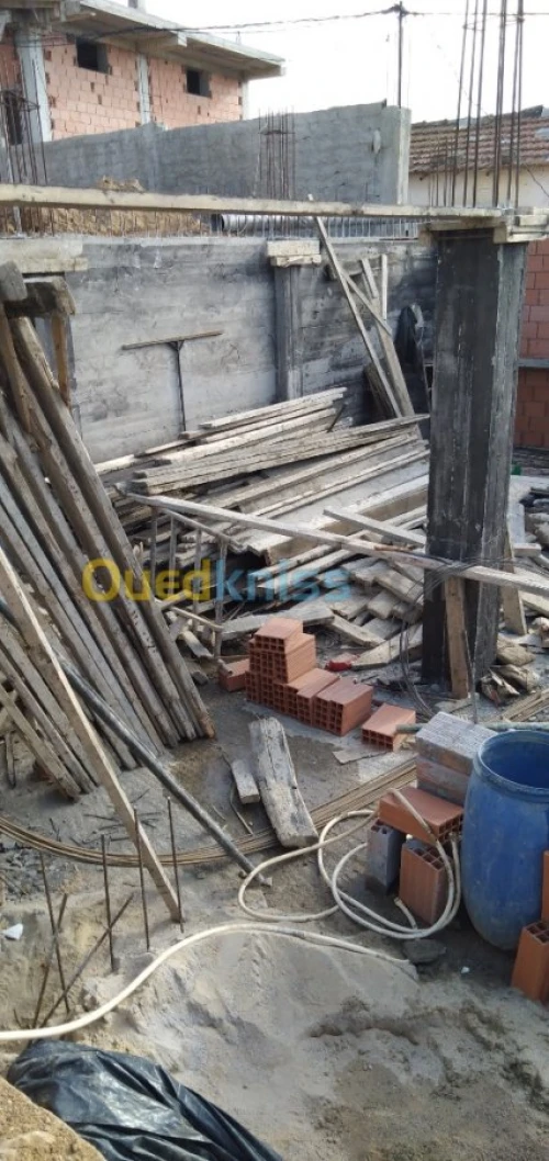 travaux de construction  en TCE