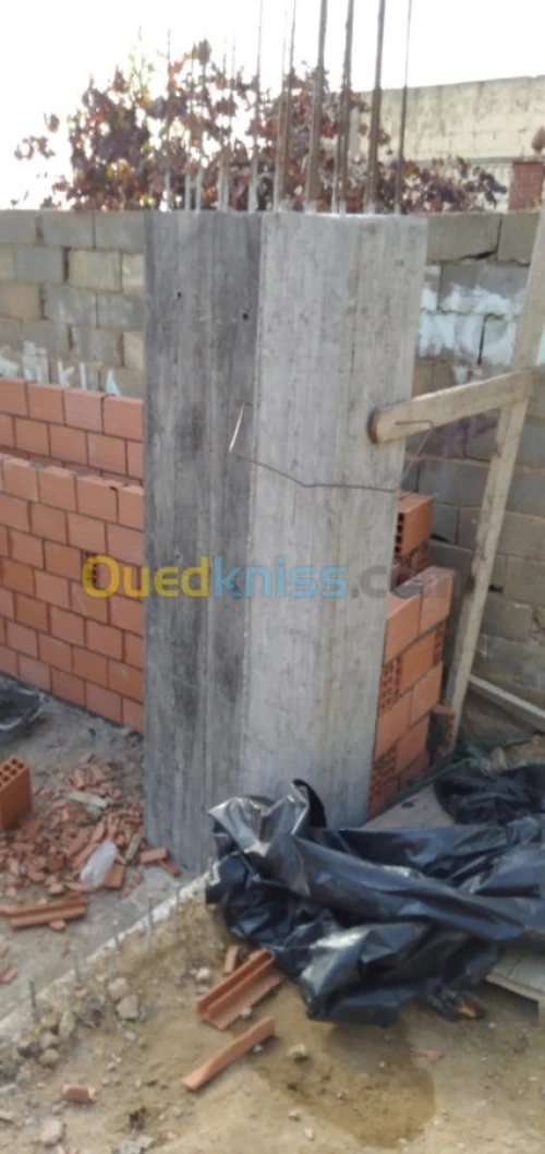 travaux de construction  en TCE