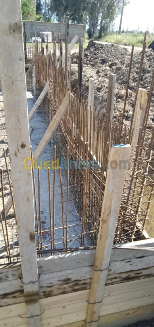 travaux de construction  en TCE