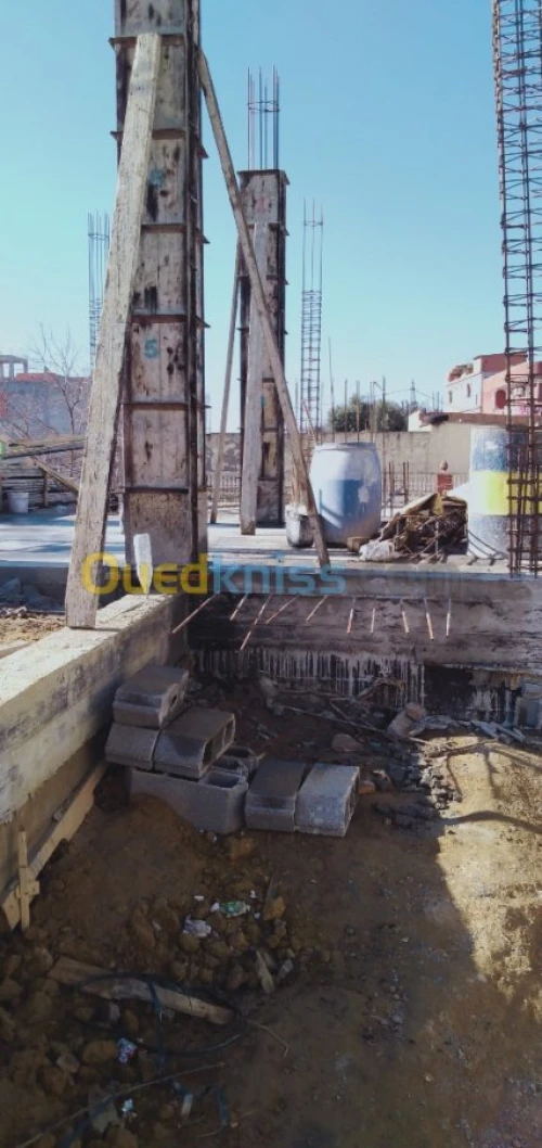travaux de construction  en TCE