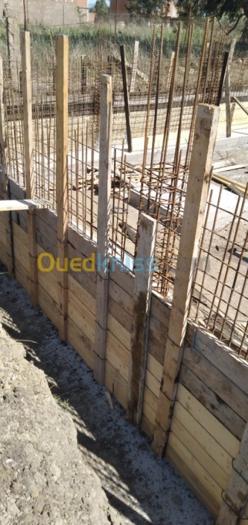 travaux de construction  en TCE