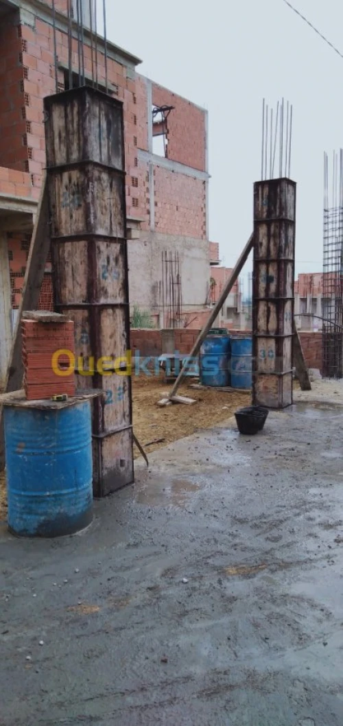 travaux de construction  en TCE
