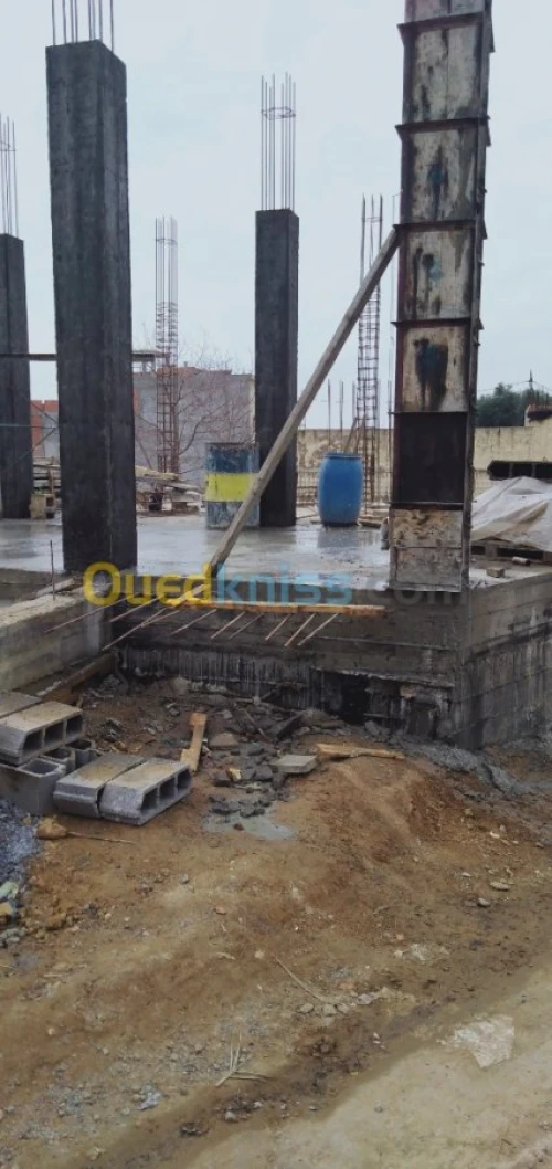 travaux de construction  en TCE