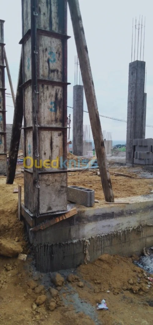 travaux de construction  en TCE