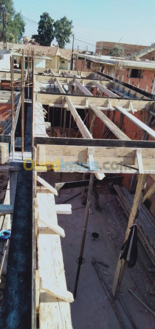 travaux de construction  en TCE