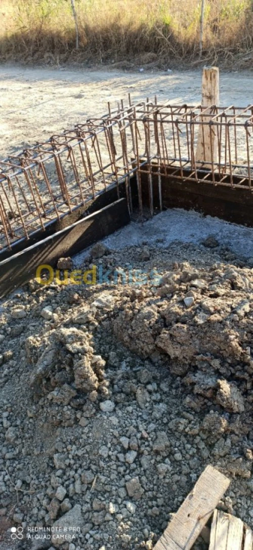 travaux de construction  en TCE