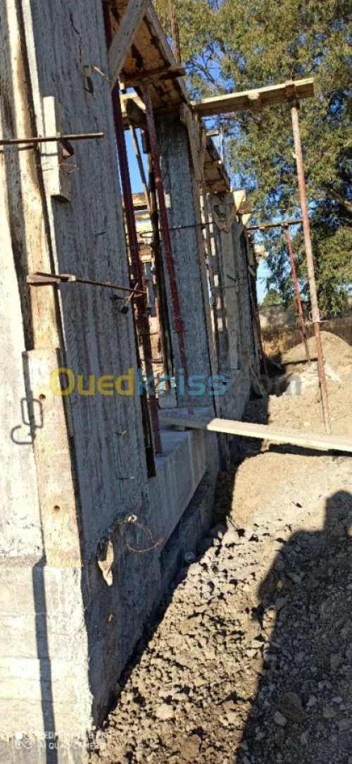 travaux de construction  en TCE