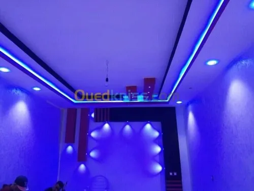Decoration placoplatre/pvc/peinture 