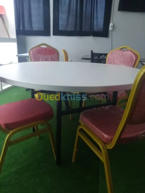 chaise et table pliable de fetes 