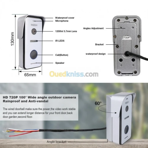 Visiophone Connecté TMEZON 
