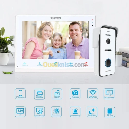 Visiophone Connecté TMEZON 