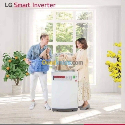 promo lave linge LG top 13 kg GRIS