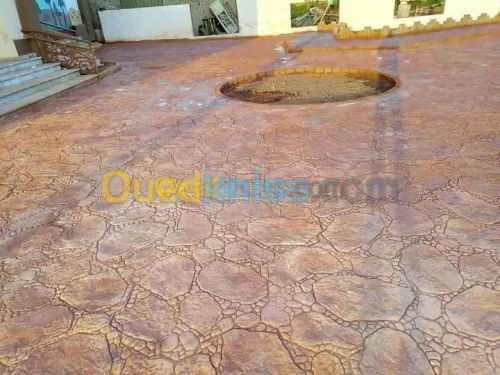 béton imprimé