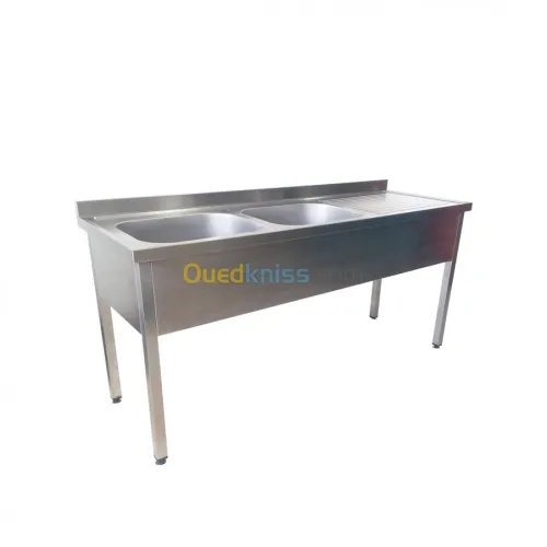 Plonge 2 Bacs Avec Egouttoir