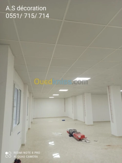 Faux plafond démontable 