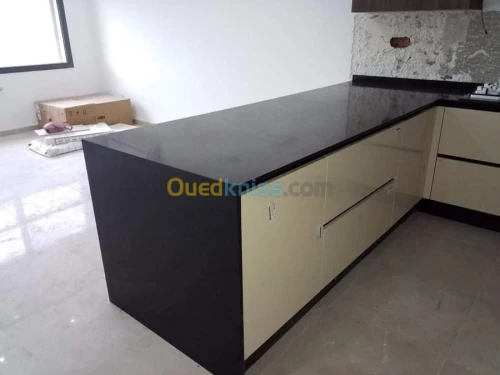Travaux de Quartz ( plan de travail)