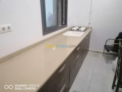 Travaux de Quartz ( plan de travail)