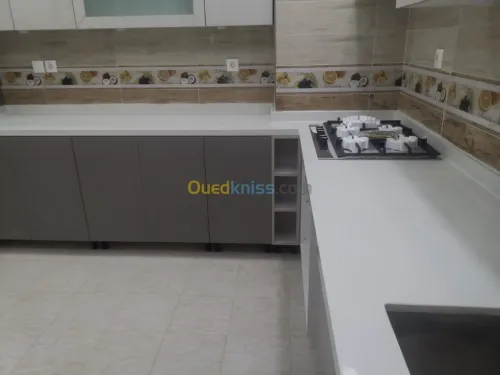 Travaux de Quartz ( plan de travail)