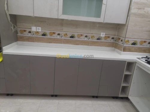 Travaux de Quartz ( plan de travail)