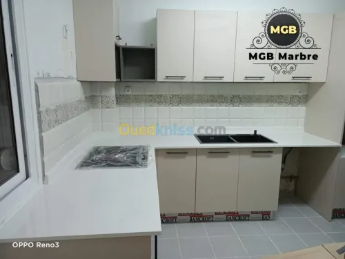 Travaux de Quartz ( plan de travail)
