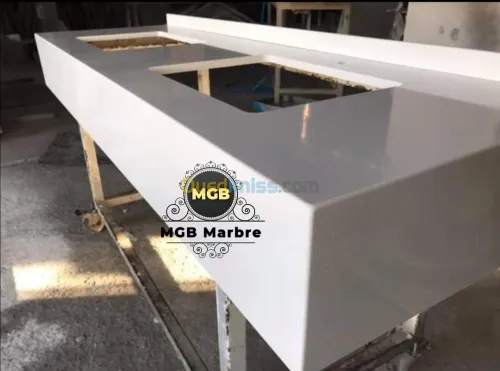 Travaux de Quartz ( plan de travail)