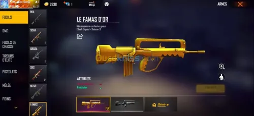 Compte free fire serveur Thaïlande 