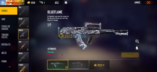 Compte free fire serveur Thaïlande 