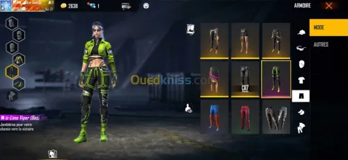 Compte free fire serveur Thaïlande 