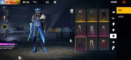 Compte free fire serveur Thaïlande 