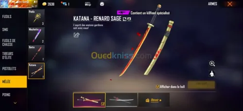 Compte free fire serveur Thaïlande 