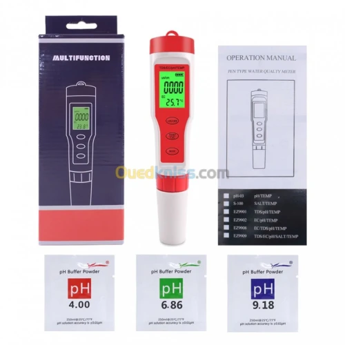 ph mètre/TDS/EC/ ph/salinité/ORP