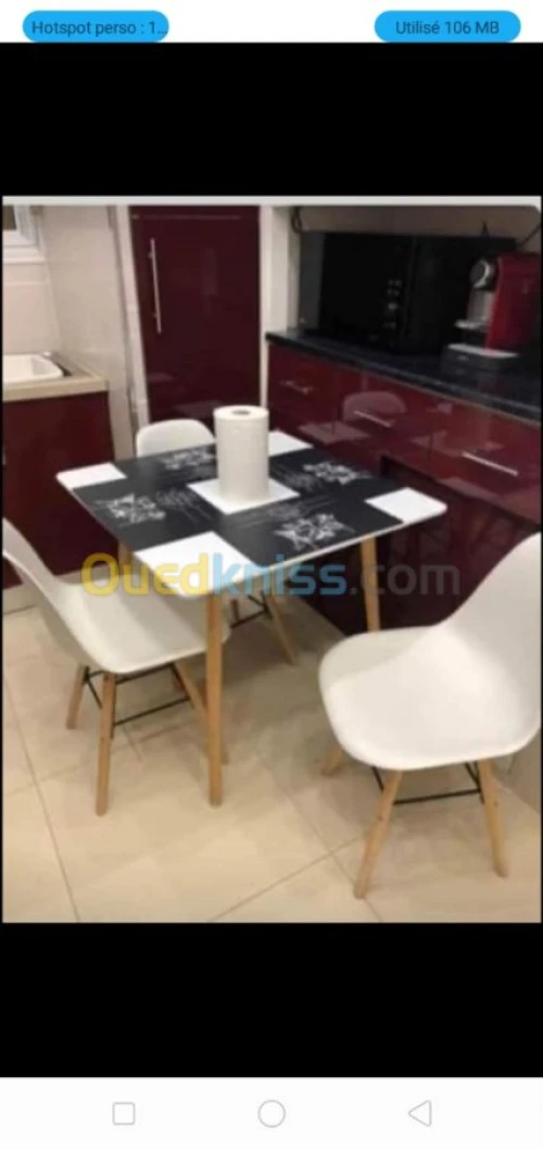 Solde table et chaise scandinave prix choc 