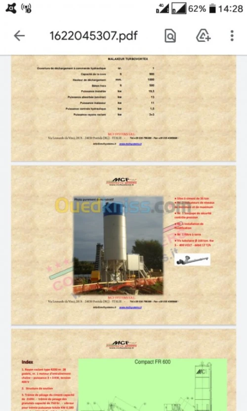 Mini centrale à béton 