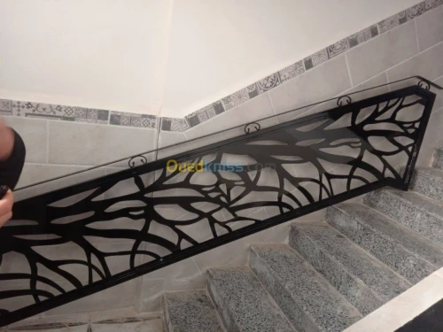 Fabrication/pose de rampe d'escalier