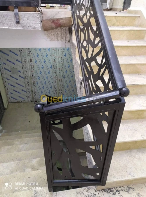Fabrication/pose de rampe d'escalier