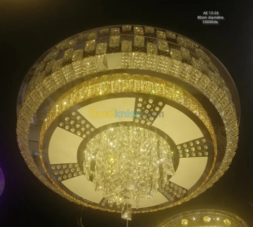 Lustre plafonnier led 80cm