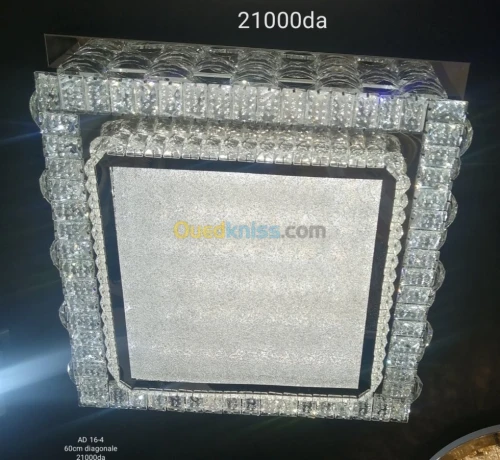Lustre plafonnier led Bluetooth 60cm
