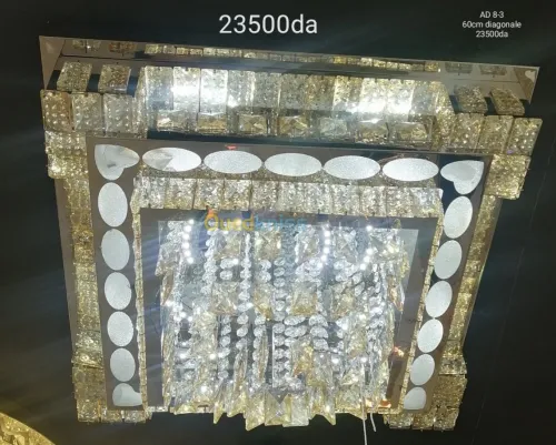 Lustre plafonnier led Bluetooth 60cm