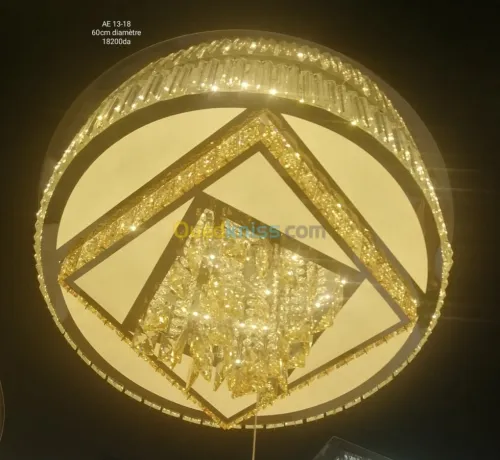 Lustre plafonnier led Bluetooth 60cm