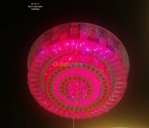 Lustre plafonnier led Bluetooth 60cm