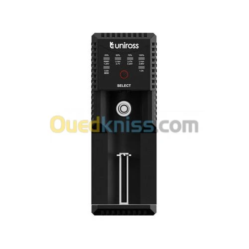 Chargeur UNIROSS Smart Mini 3T LED pour Ni-Cd/Ni-MH, LiFeP04, Li-ion 18650 22650 26500 26650