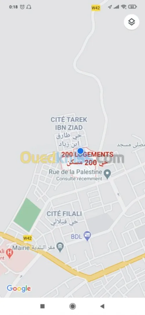 Vente Appartement F4 Mostaganem Sidi ali