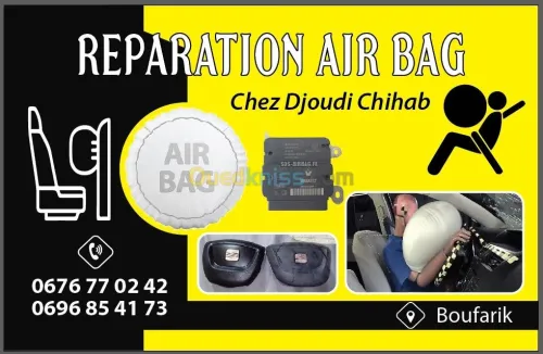 Airbag. Réparation. DZ 