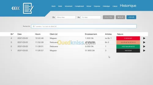 Logiciel Gestion Vente Réparation Télephones