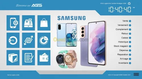 Logiciel Gestion Vente Réparation Télephones