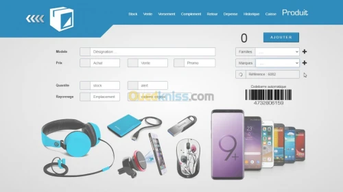 Logiciel Gestion Vente Réparation Télephones