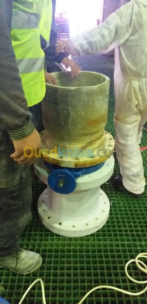 fibre de verre et résine polyester 