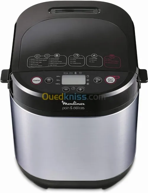 Machine à pain MOULINEX 1Kg 720W  20 programmes OW240E30