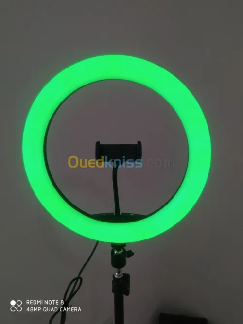 Ringlight rgb led 33cm + suport 2,2 mt