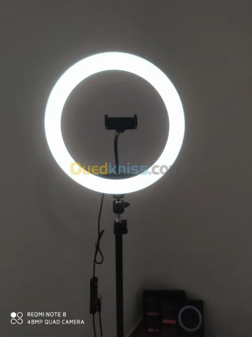 Ringlight rgb led 33cm + suport 2,2 mt